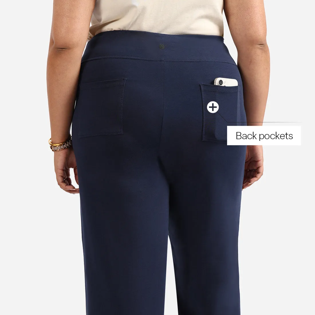AM:PM Cotton Wide Legged Pants - Lite