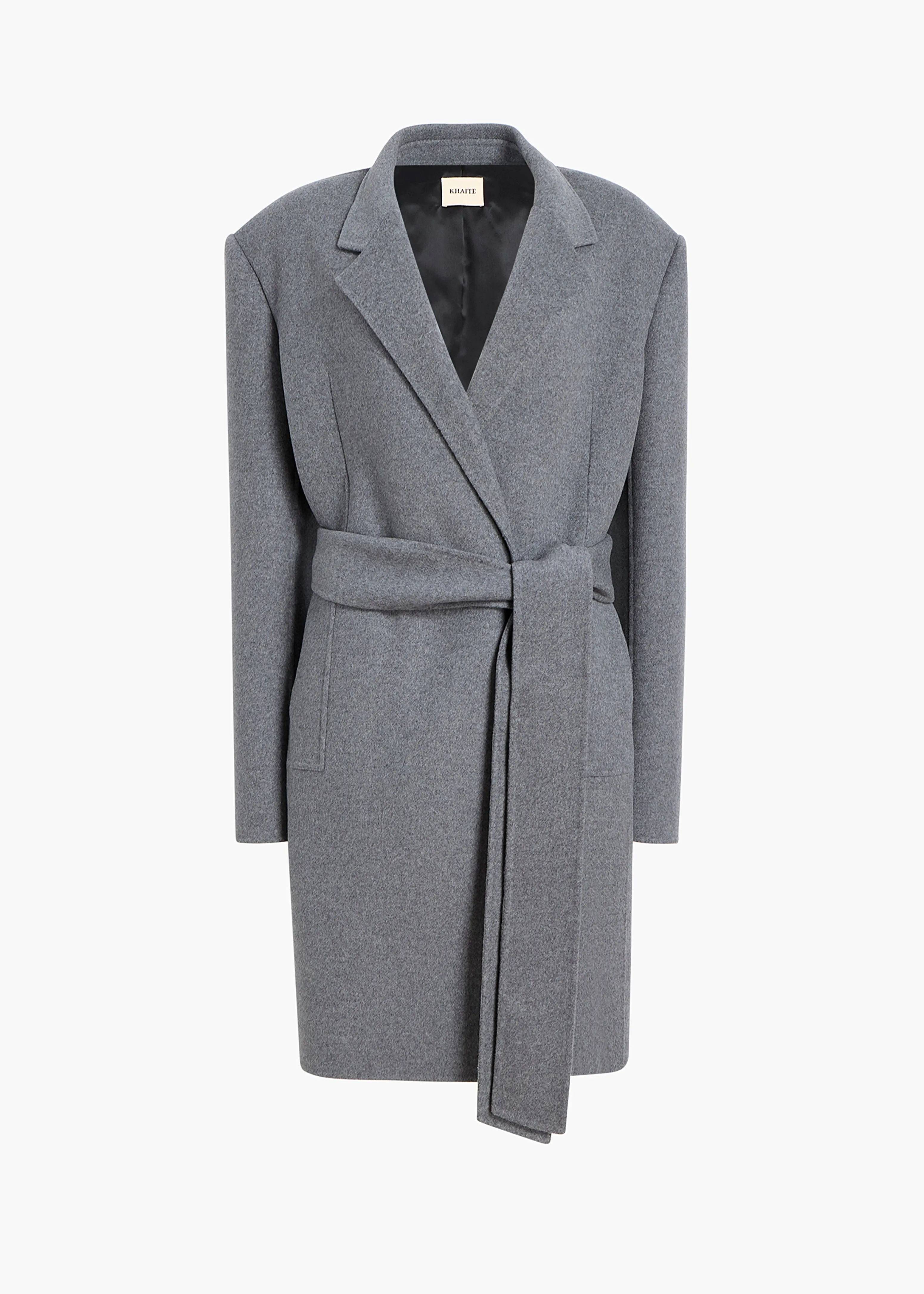 Annly Coat in Grey Melange