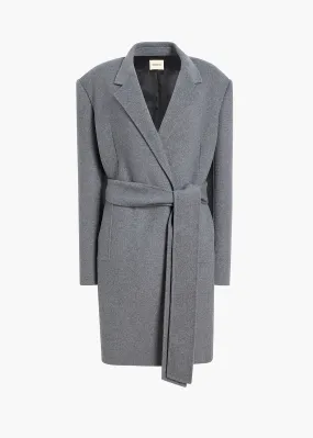 Annly Coat in Grey Melange