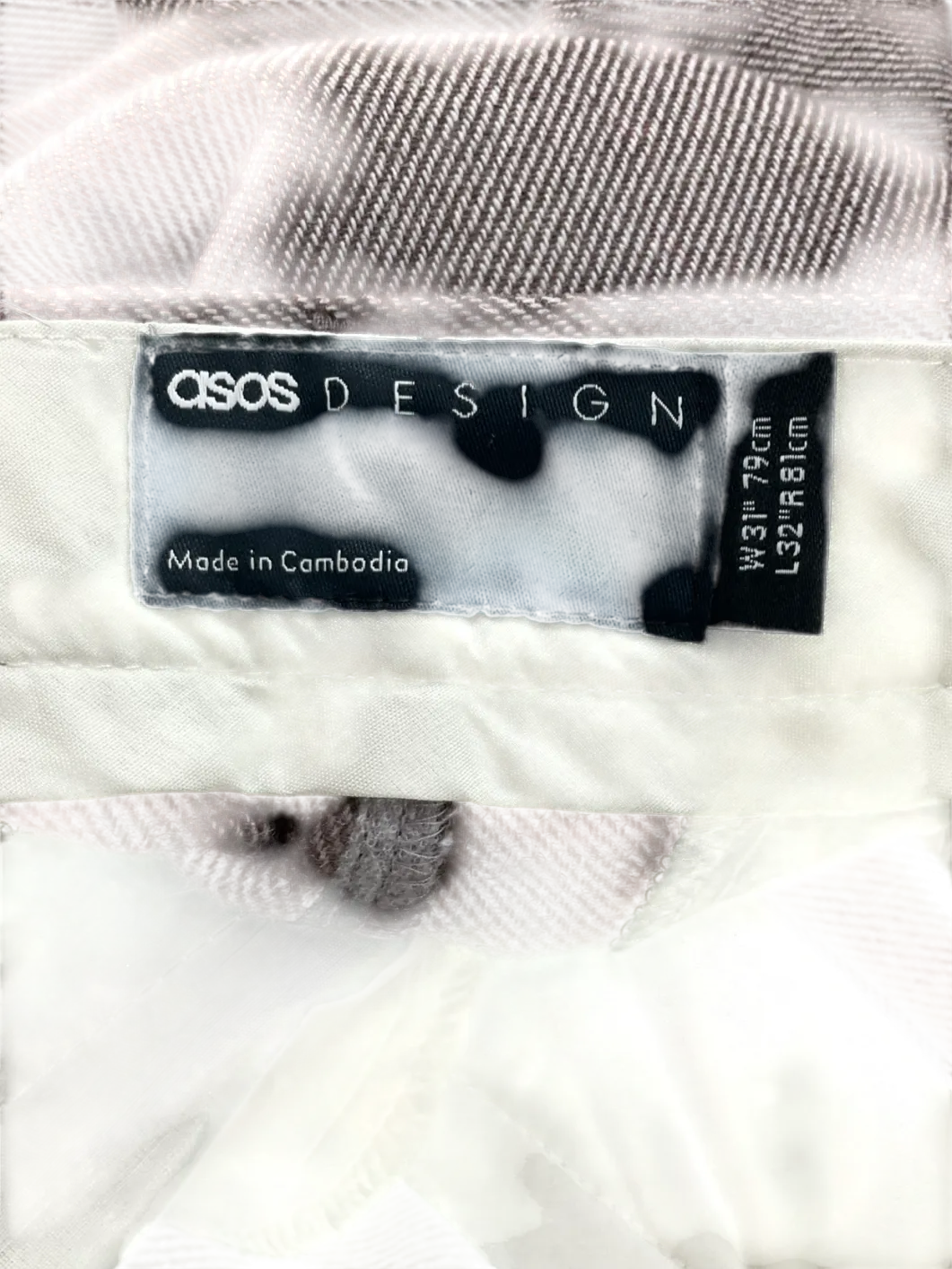 ASOS Tailored Trousers In Grey W31