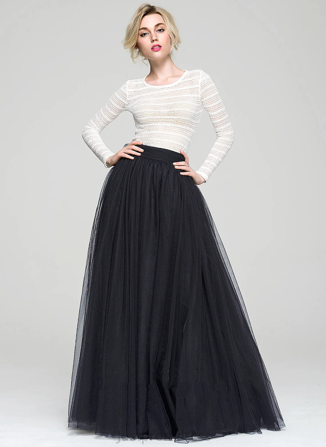 Cocktail Dresses Kennedy Floor-Length A-Line/Princess Tulle Cocktail Skirt