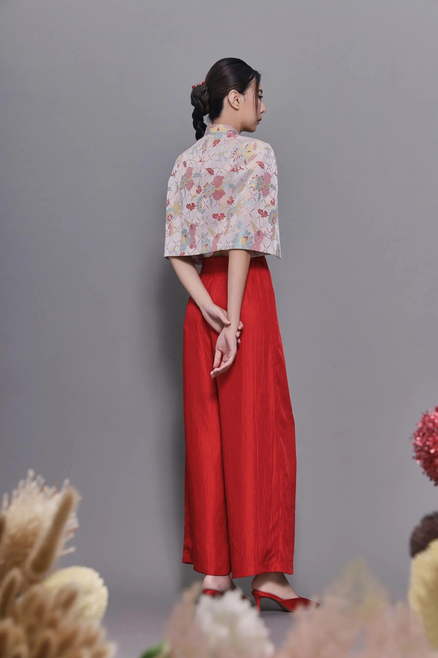 Feng Oriental Cape Top