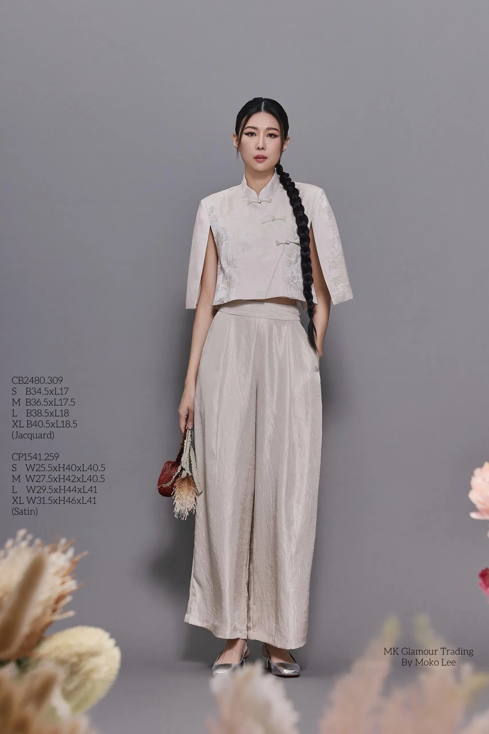 Feng Oriental Cape Top