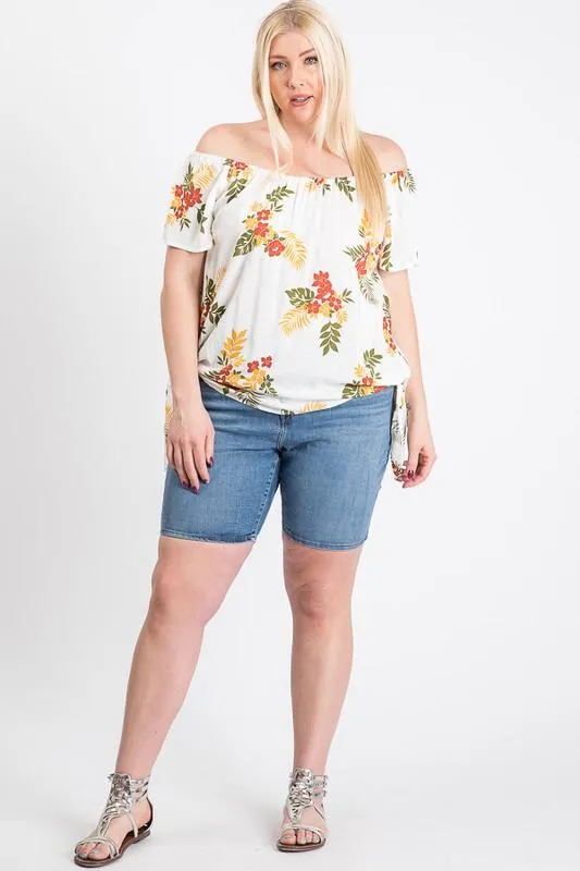 Floral Off-Shoulder Top