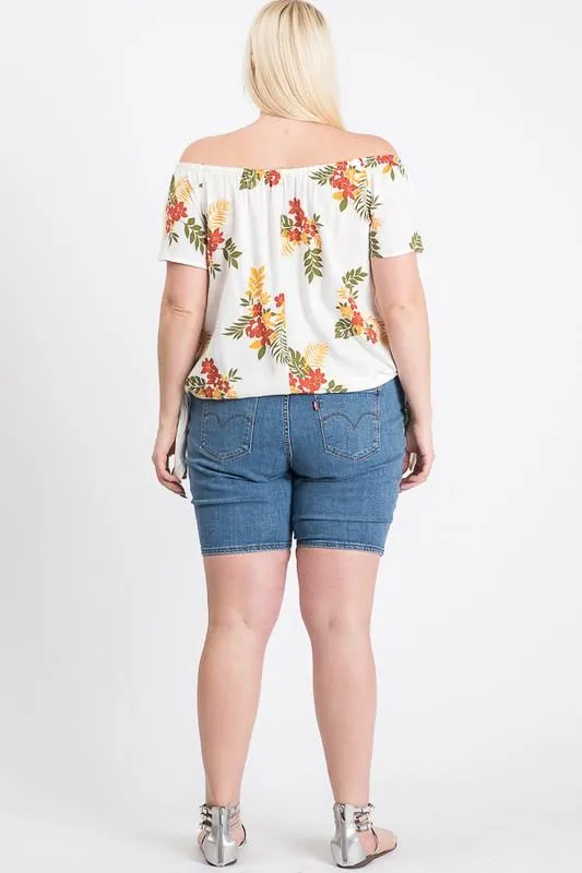 Floral Off-Shoulder Top