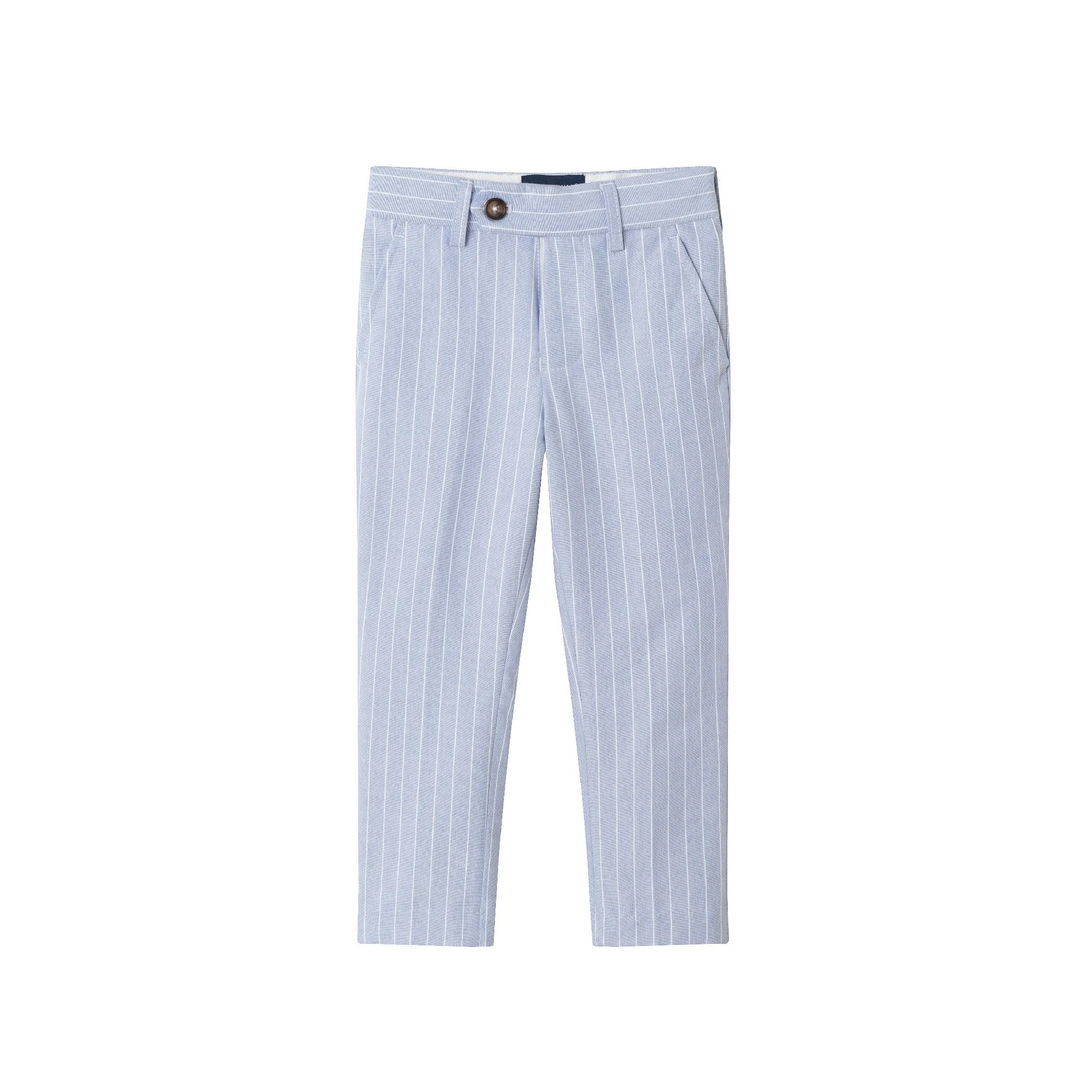 Kids (2-8) Suit Set | Blue Pinstripe