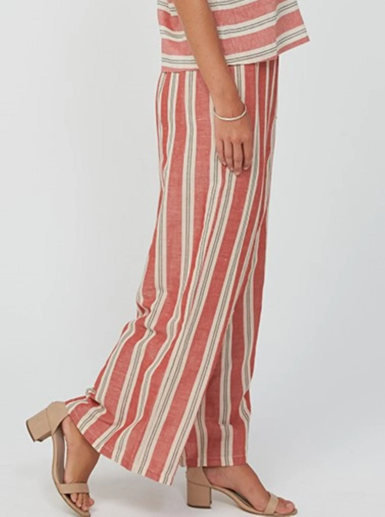 KLARA Pants | Red Stripe