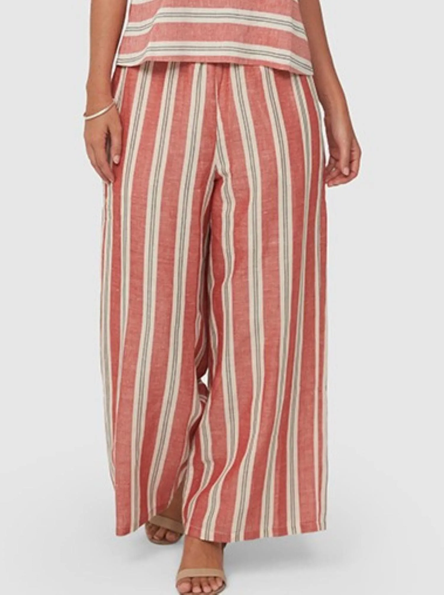 KLARA Pants | Red Stripe