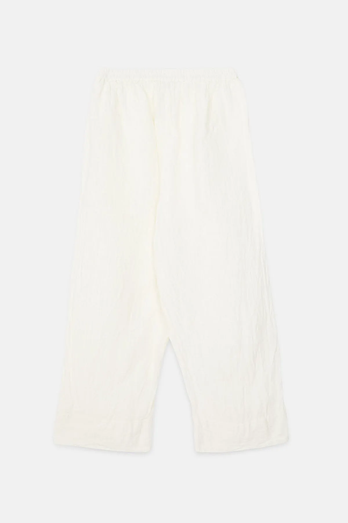Linen wide-legged pants