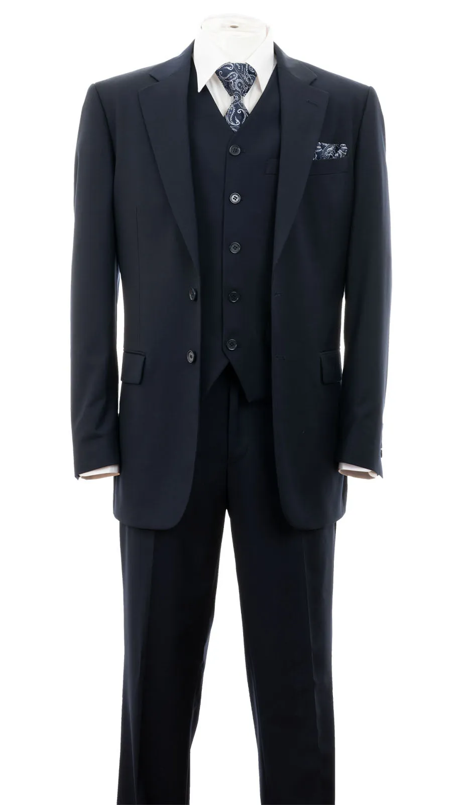 Milano Moda 5702sv-NVY Mens Suit