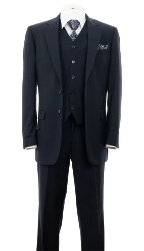 Milano Moda 5702sv-NVY Mens Suit