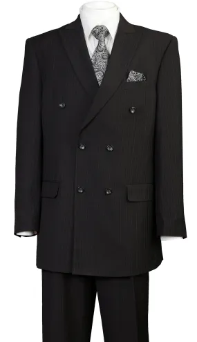 Milano Moda 5911-BLK Mens Suit