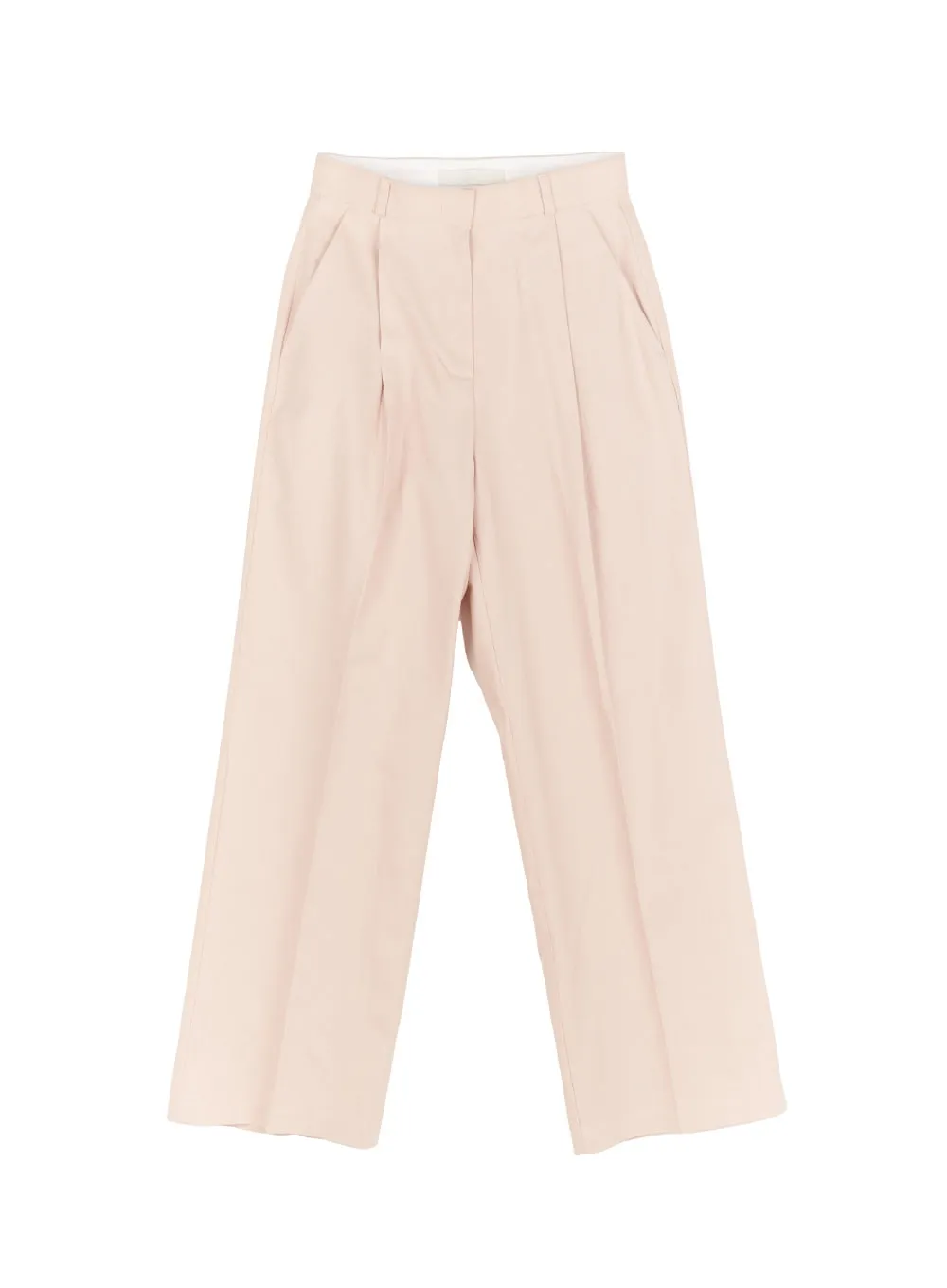 Pintuck Cotton Tailored Trousers CM521