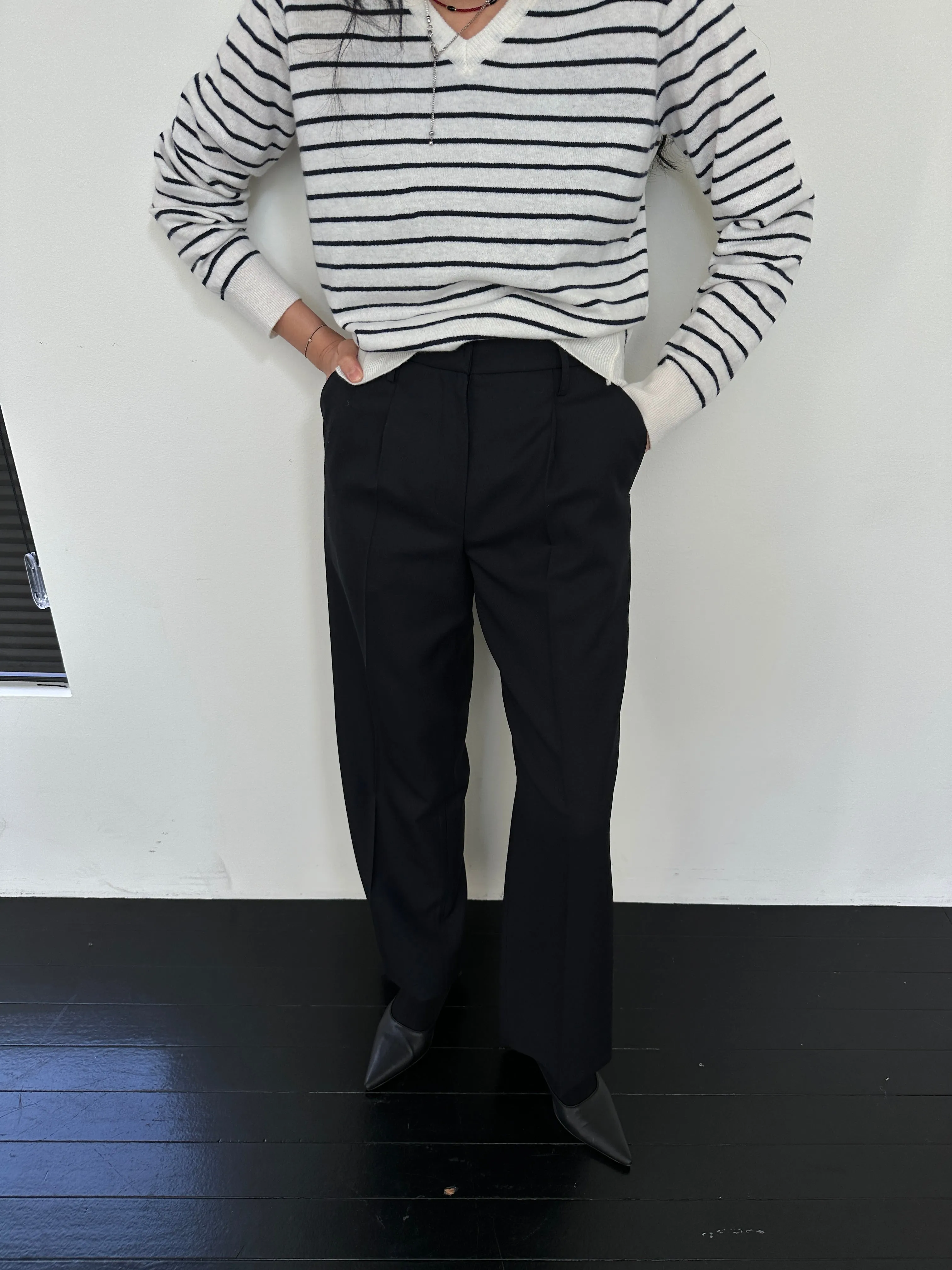 Pleated Tailored Trousers