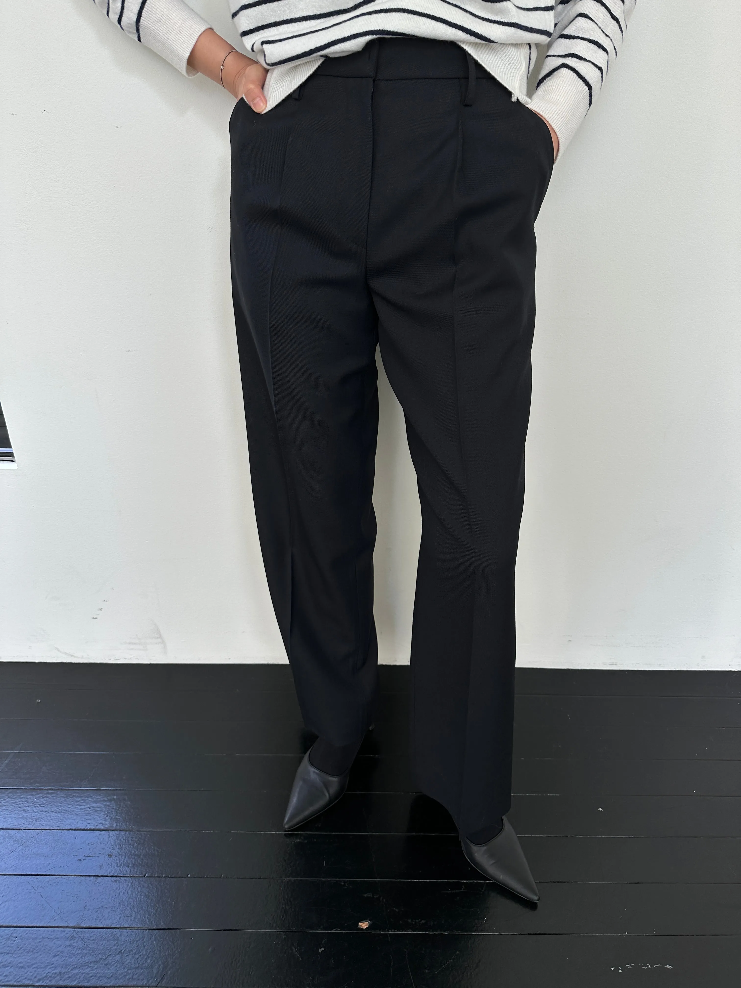 Pleated Tailored Trousers