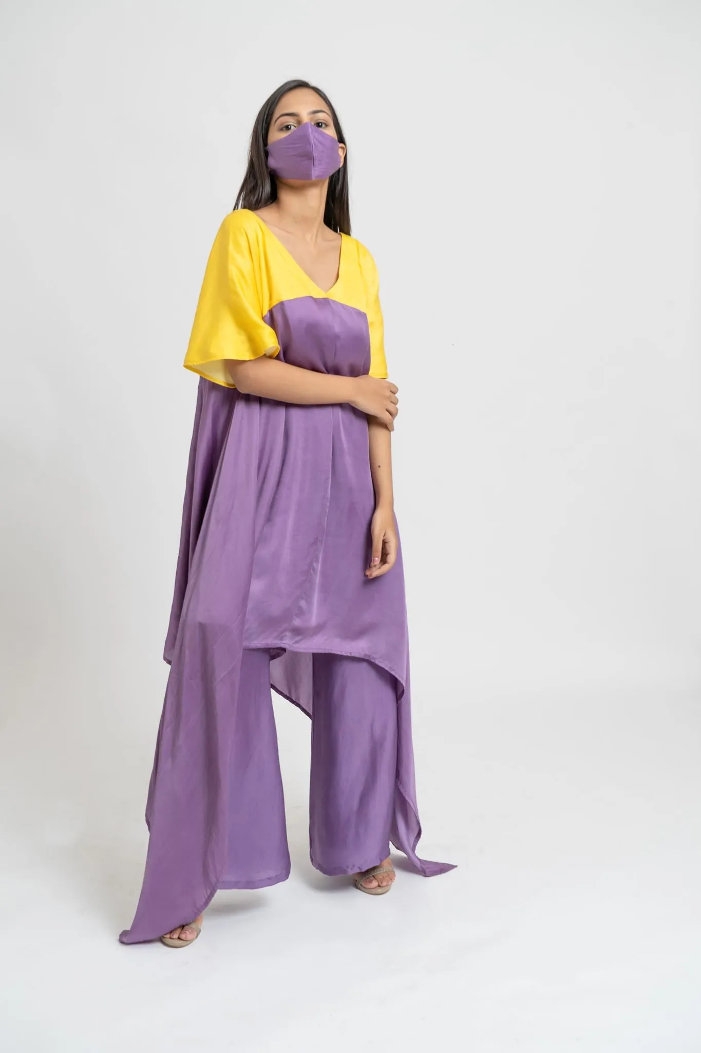 Purple and Yellow Tunic