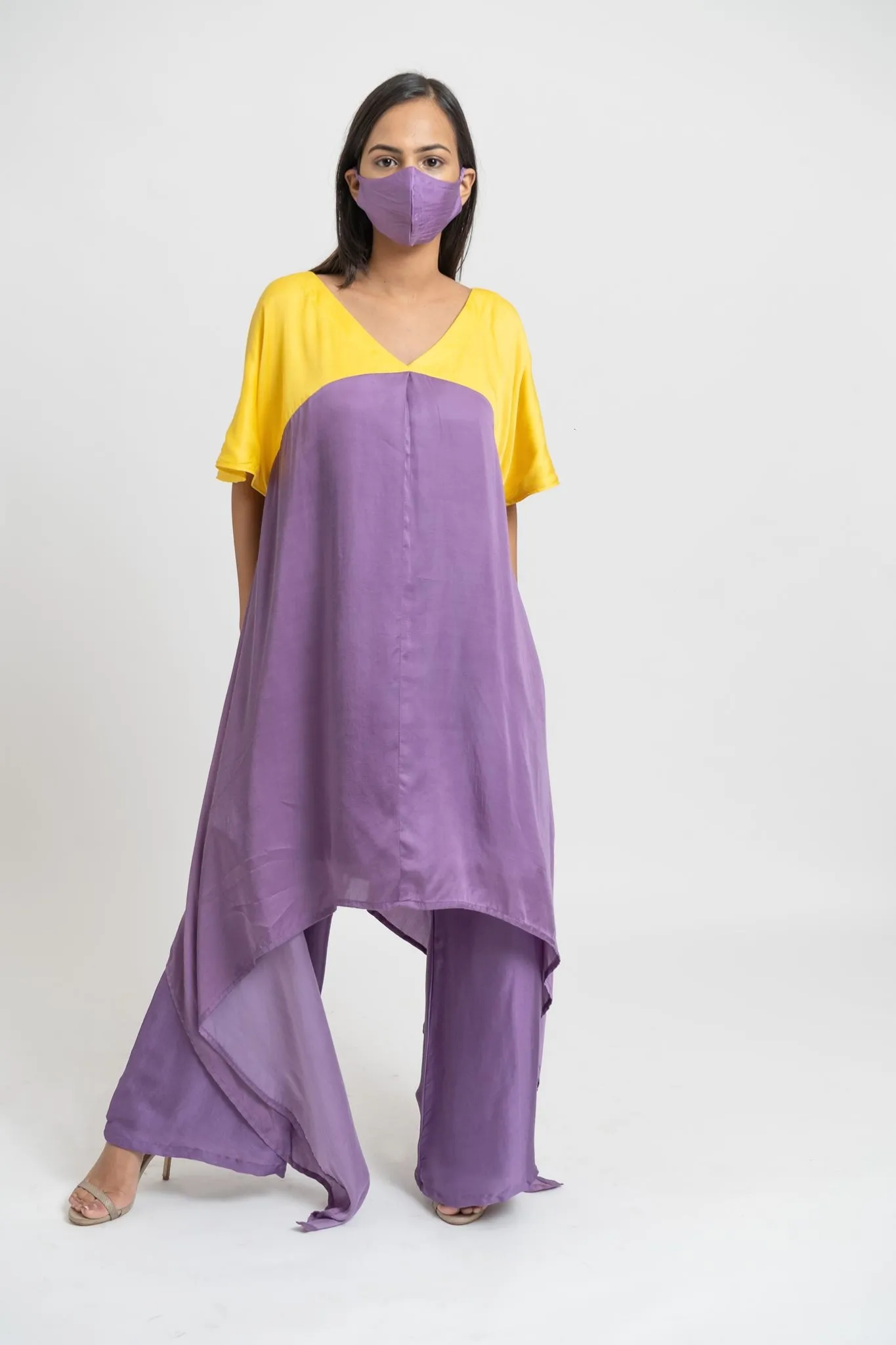 Purple and Yellow Tunic