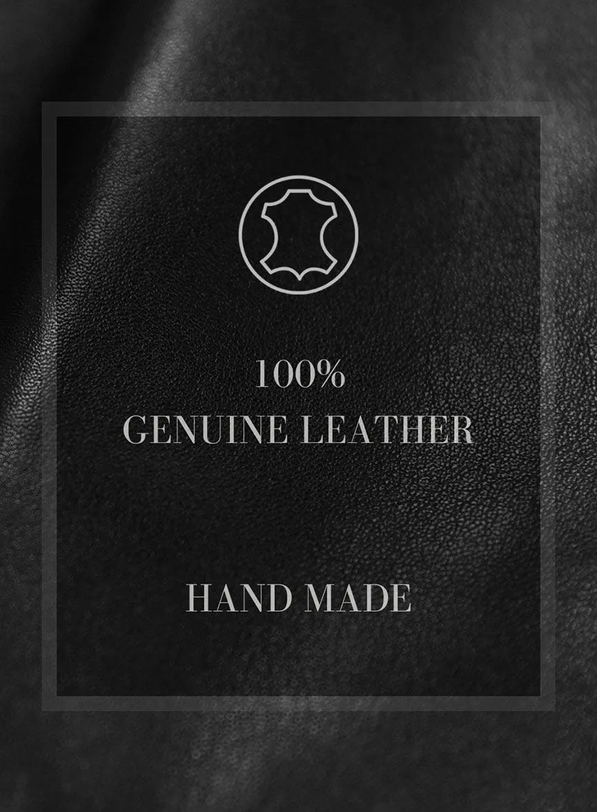 Rich Black Leather Trousers