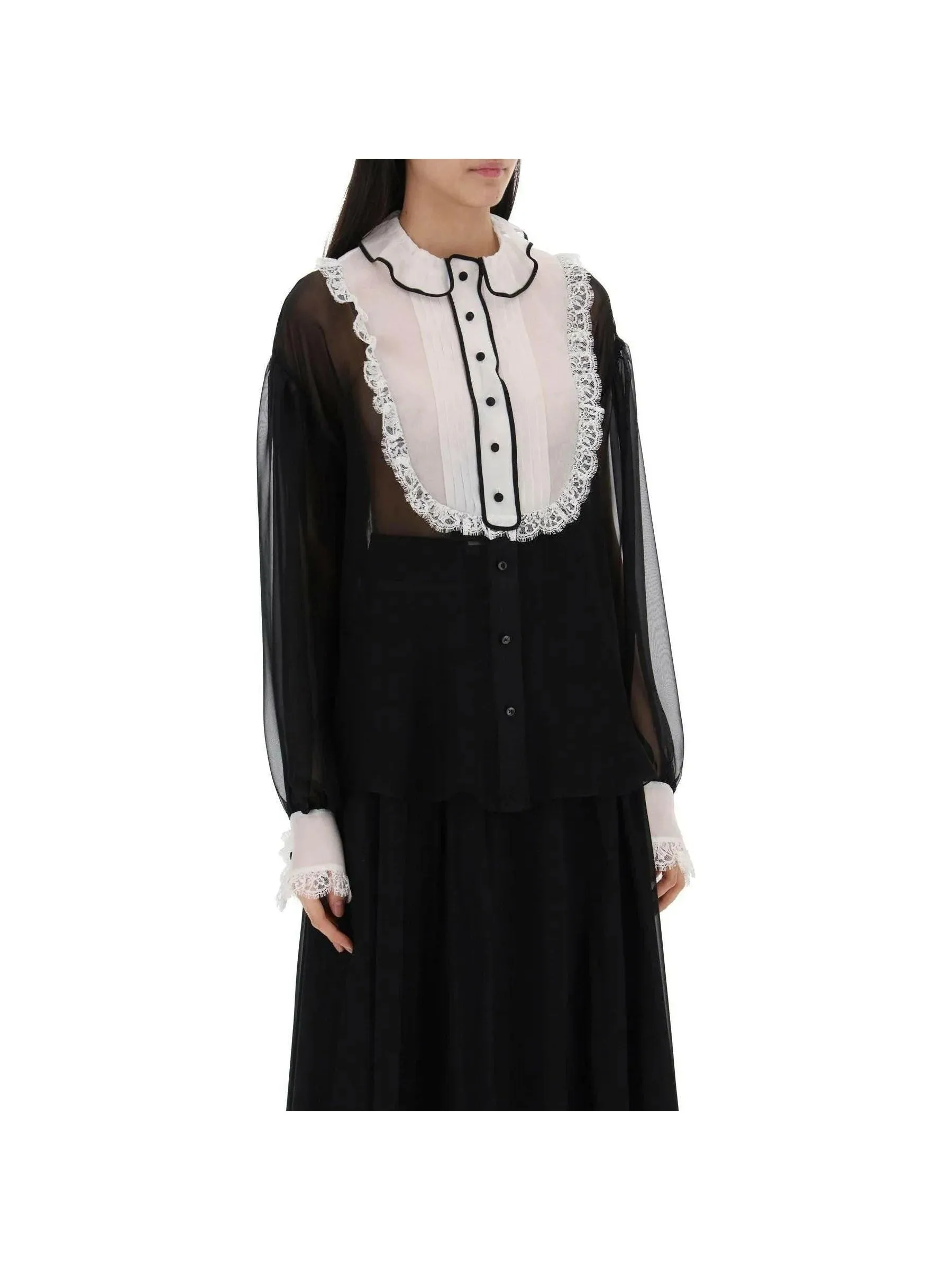 Sheer Chiffon Blouse