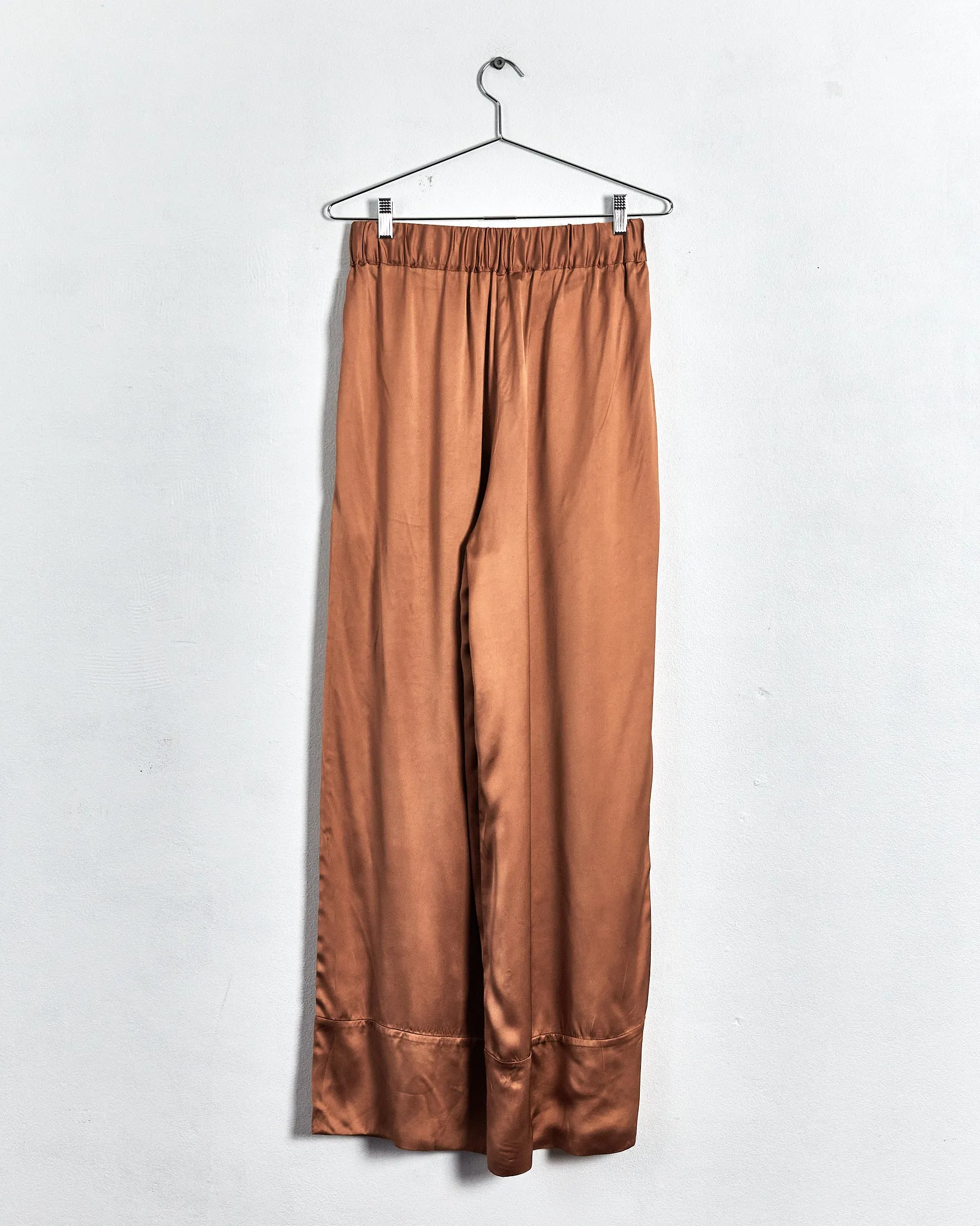 Studio Amelia 'fluid palazzo' pants, gold, 12