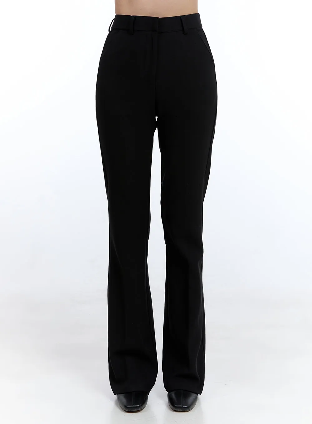 Tailored Slim-Fit Flare Trousers OO429