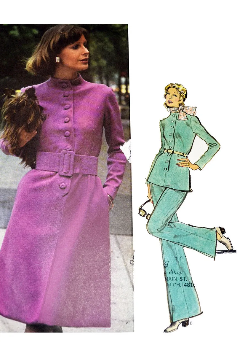 Vogue Americana 2812 Teal Traina Vintage Sewing Pattern 32.5 B