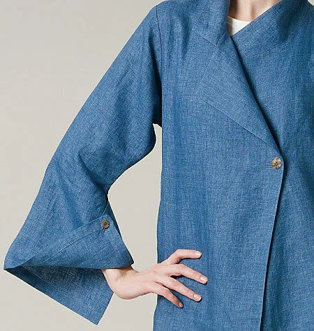 Vogue Pattern V1246 Misses' Shirt | Easy | by Lynn Mizono