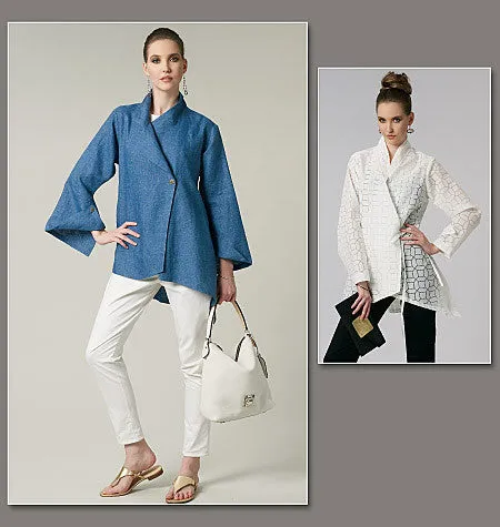 Vogue Pattern V1246 Misses' Shirt | Easy | by Lynn Mizono