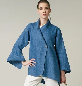Vogue Pattern V1246 Misses' Shirt | Easy | by Lynn Mizono